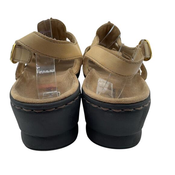Clarks Women's Beige Bendables Leather Strappy Sandals Size 9M - Picture 7 of 11